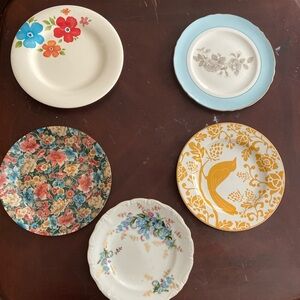 5PC Ceramic Plate Set